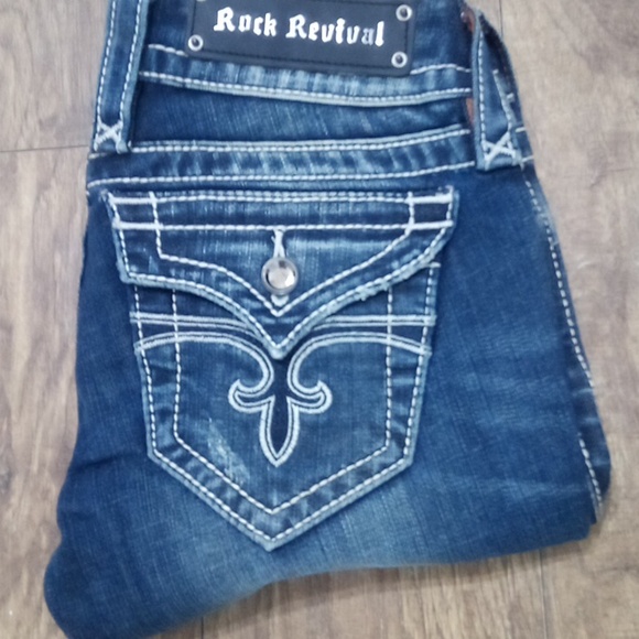 Rock Revival Women's 26 Skinny Noelle Embellished Embroidered NWOT - Picture 6 of 13